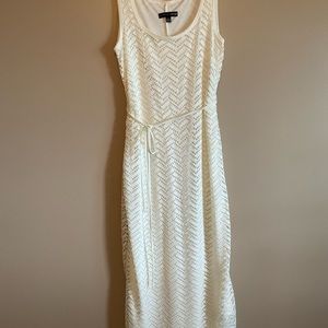 New ivory maxi dress small